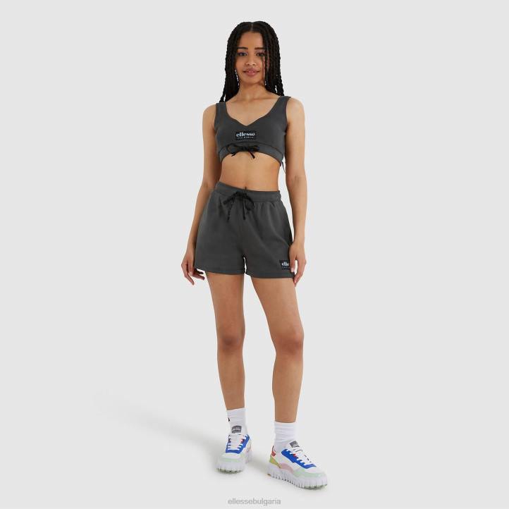 Ellesse Жени органично горнище на сутиен черен облекло 80BR219
