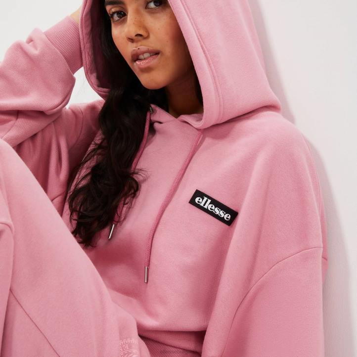 Ellesse Жени суичър с ореол розово облекло 80BR22
