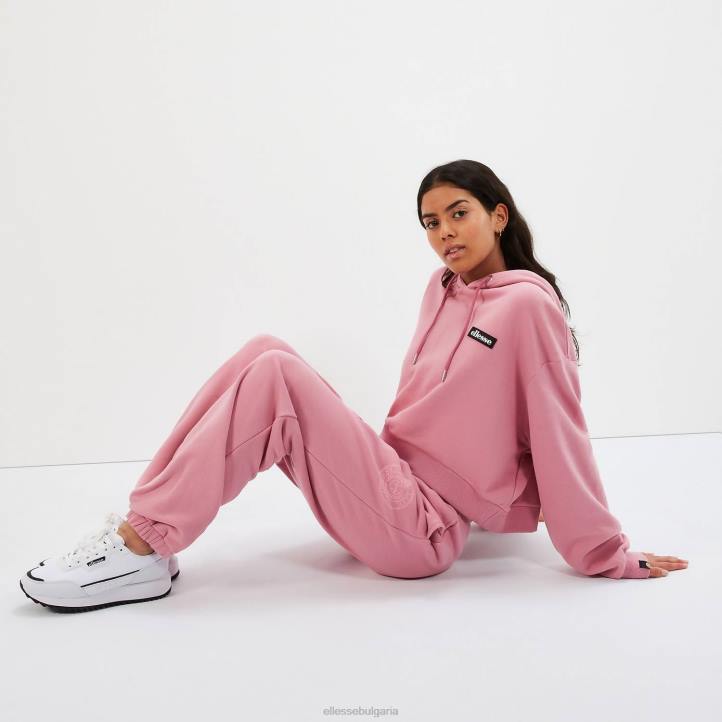 Ellesse Жени суичър с ореол розово облекло 80BR22