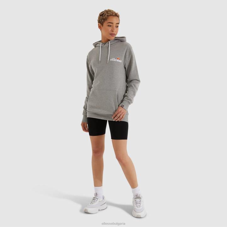 Ellesse Жени норео качулка сиво облекло 80BR39
