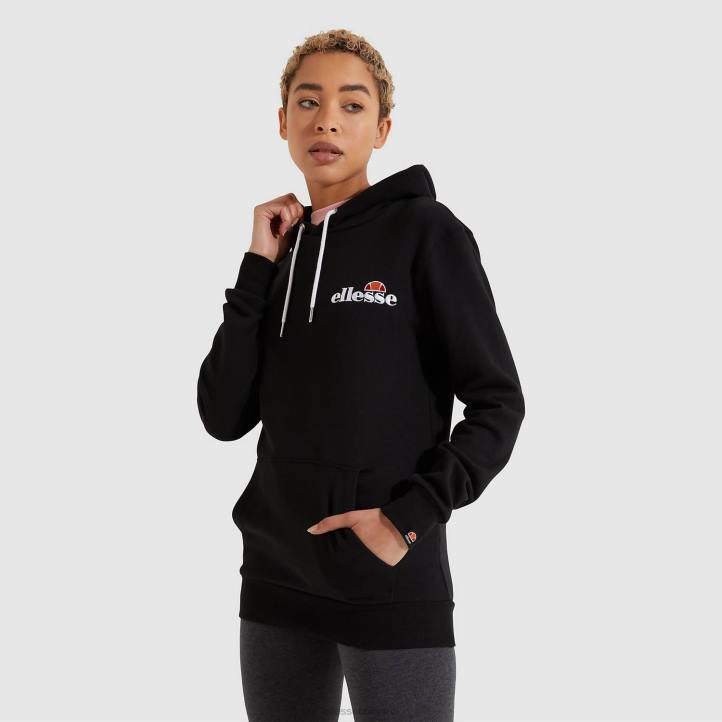 Ellesse Жени норео качулка черен облекло 80BR48