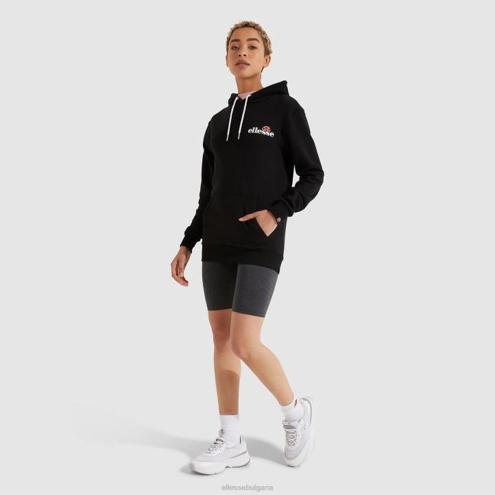 Ellesse Жени норео качулка черен облекло 80BR48