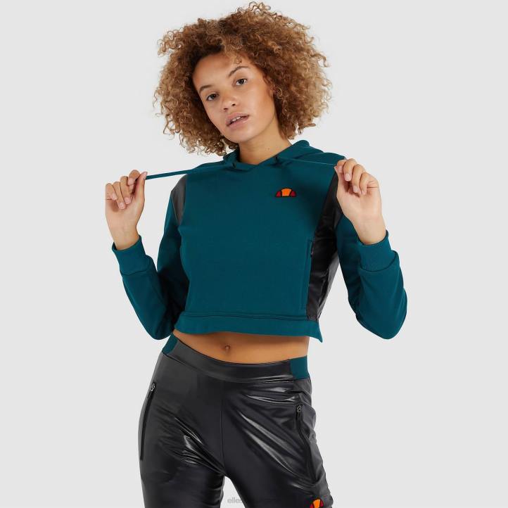 Ellesse Жени качулка fioci синьозелен облекло 80BR178