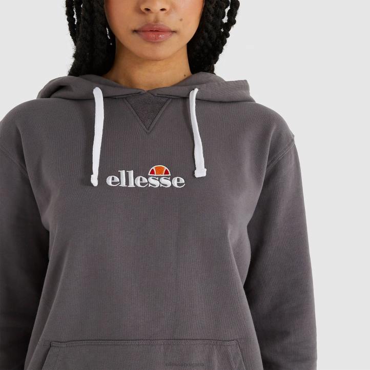 Ellesse Жени съдържание hoody тъмносив мергел облекло 80BR176
