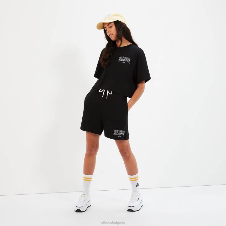 Ellesse Жени харина къса черен облекло 80BR127