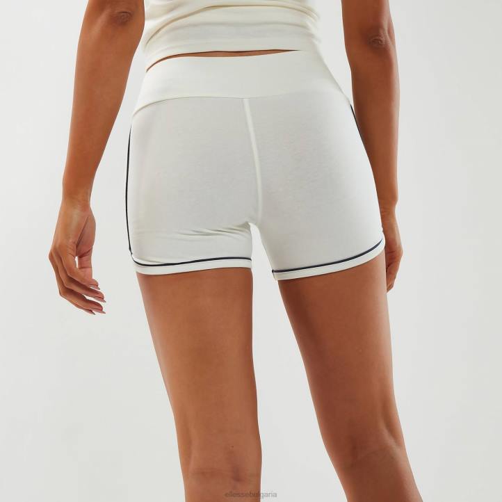 Ellesse Жени избягвам кратко мръсно бяло облекло 80BR129
