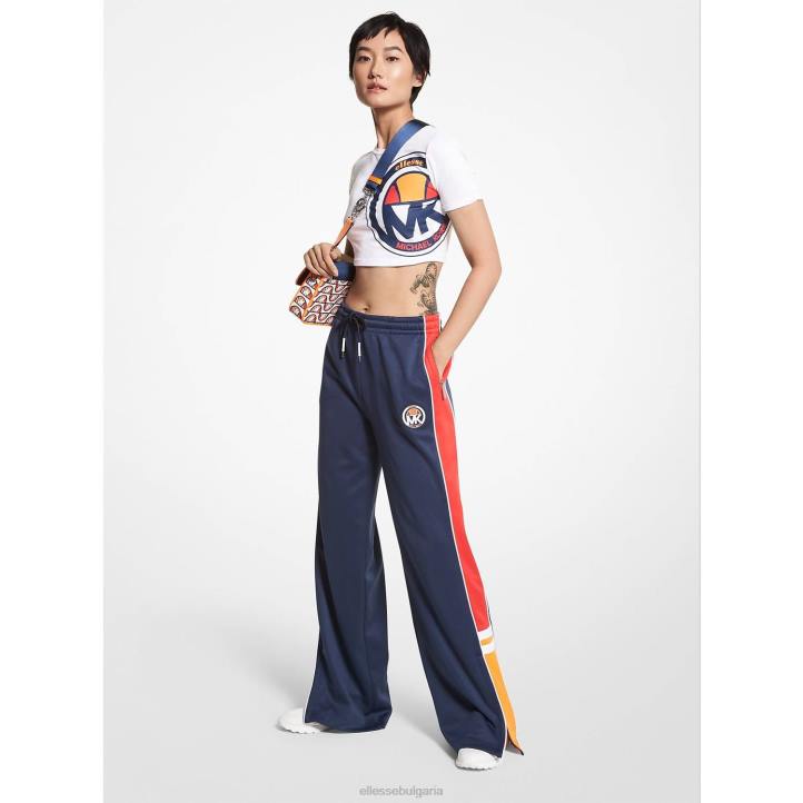 Ellesse Жени mk панталон от памучна смес раирана облекло 80BR17