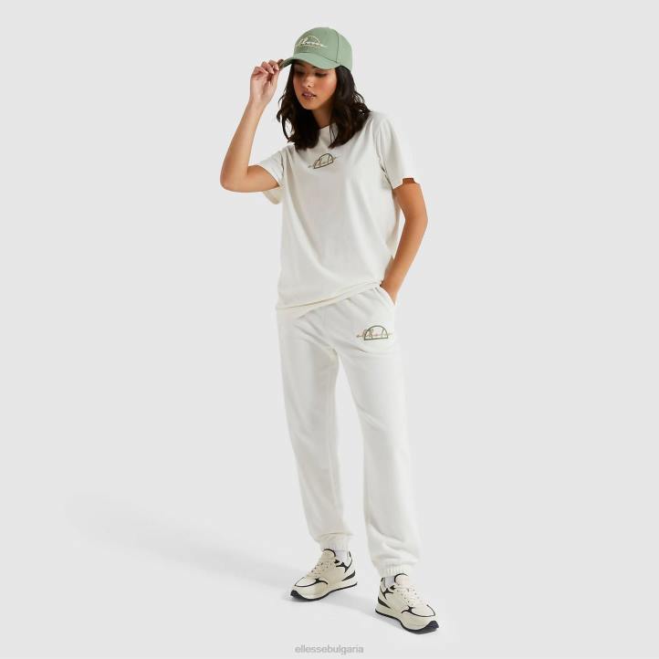 Ellesse Жени панталон за джог ева мръсно бяло облекло 80BR189