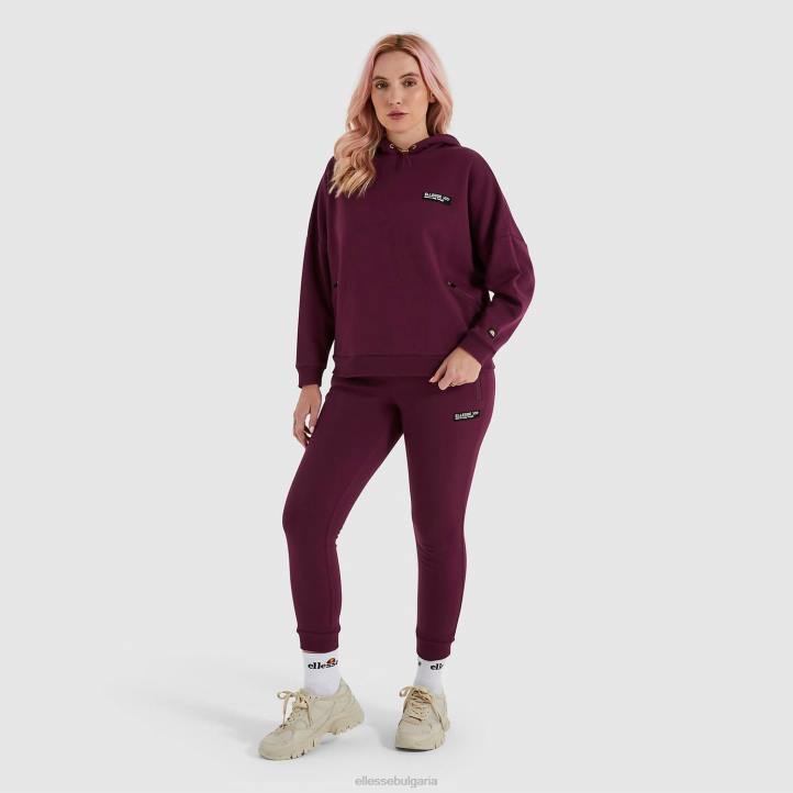 Ellesse Жени панталон за джог терминило тъмно лилаво облекло 80BR193