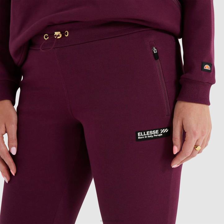 Ellesse Жени панталон за джог терминило тъмно лилаво облекло 80BR193