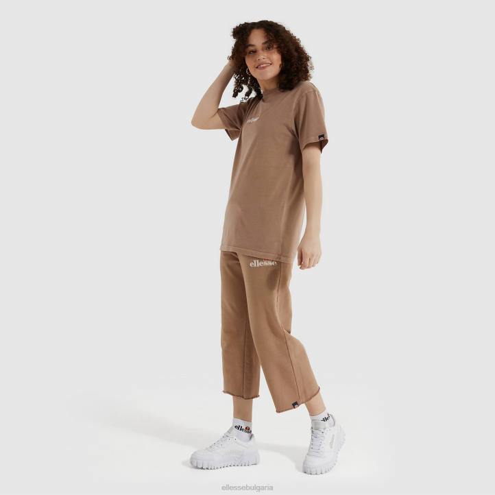 Ellesse Жени taran изрязан панталон за джогинг кафяво облекло 80BR185
