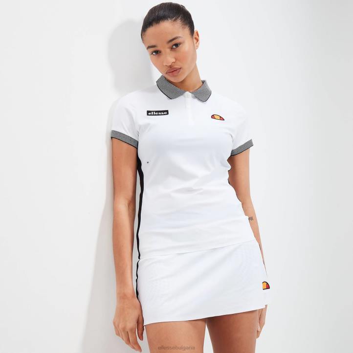 Ellesse Жени бериенско поло бяло облекло 80BR83