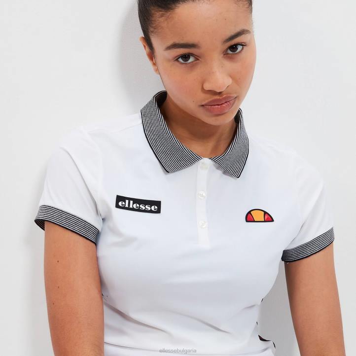 Ellesse Жени бериенско поло бяло облекло 80BR83