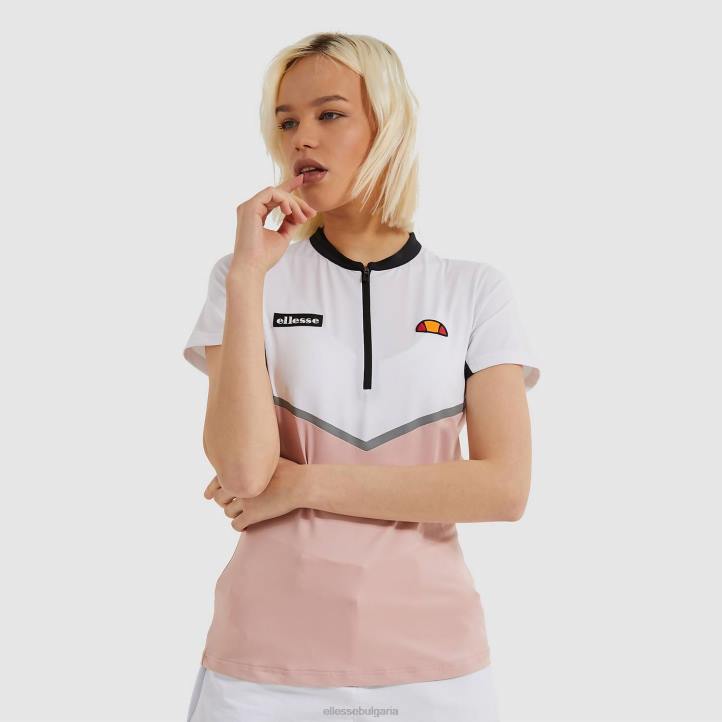 Ellesse Жени поло тениска dorali розово облекло 80BR245