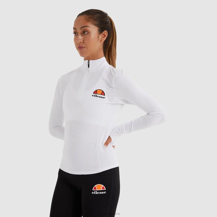 Ellesse Жени горнище софира 1/4 с цип бяло облекло 80BR95
