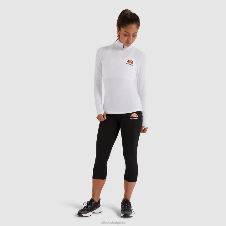 Ellesse Жени горнище софира 1/4 с цип бяло облекло 80BR95