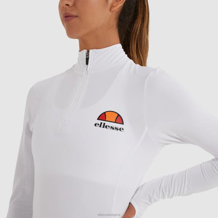Ellesse Жени горнище софира 1/4 с цип бяло облекло 80BR95