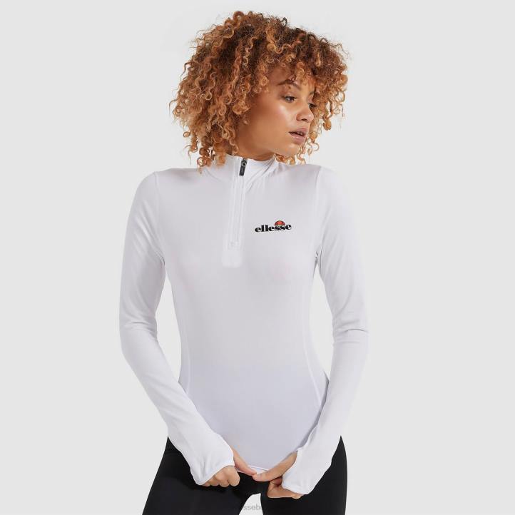Ellesse Жени горнище софира 1/4 с цип бяло облекло 80BR95