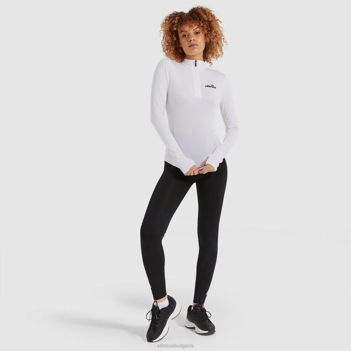 Ellesse Жени горнище софира 1/4 с цип бяло облекло 80BR95