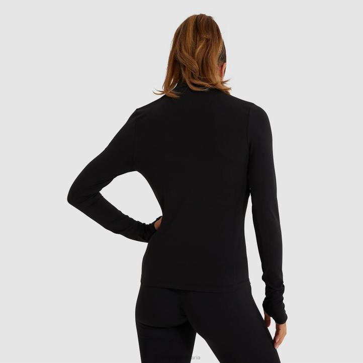 Ellesse Жени горнище софира 1/4 с цип черен облекло 80BR96