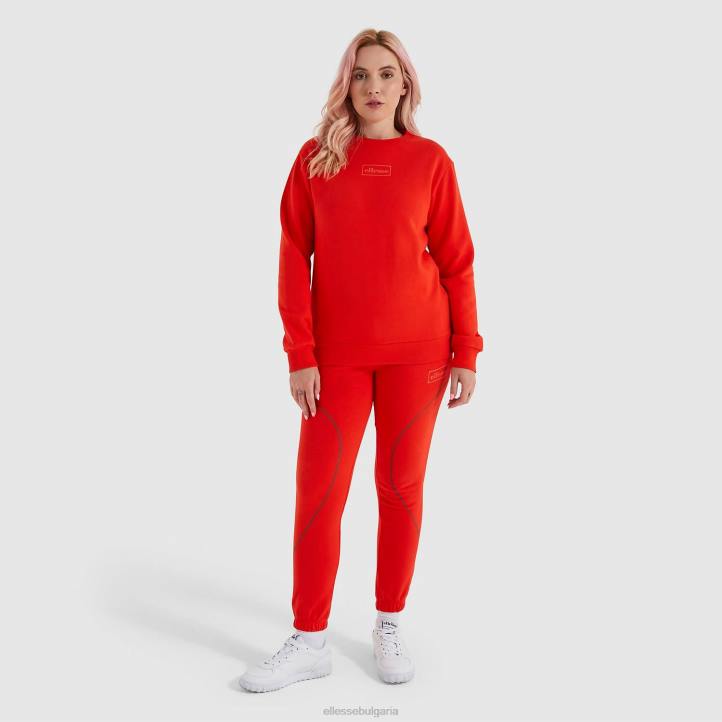 Ellesse Жени суичър верала червен облекло 80BR169