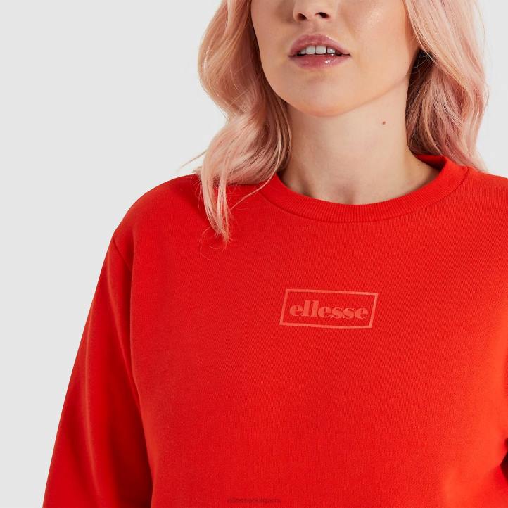Ellesse Жени суичър верала червен облекло 80BR169