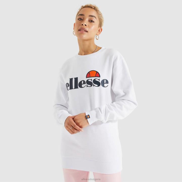 Ellesse Жени суичър агата бяло облекло 80BR31