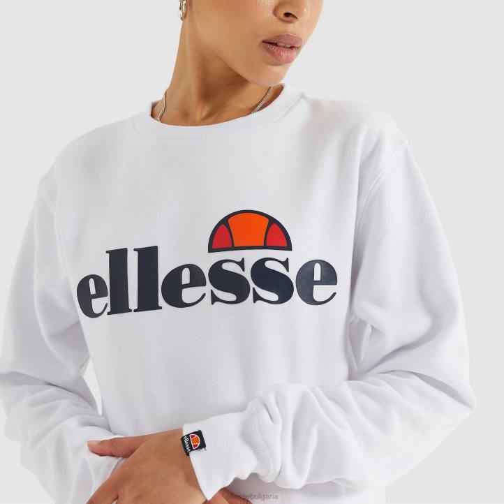 Ellesse Жени суичър агата бяло облекло 80BR31