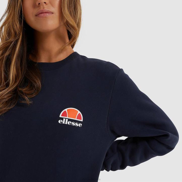 Ellesse Жени суичър хавърфорд военноморски флот облекло 80BR34