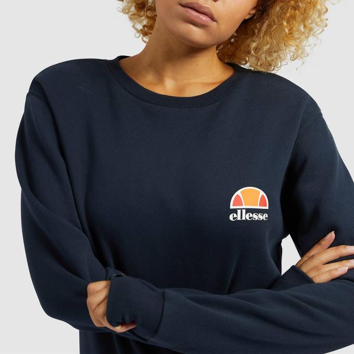 Ellesse Жени суичър хавърфорд военноморски флот облекло 80BR34