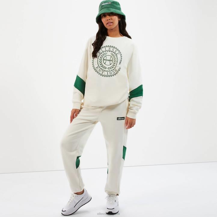Ellesse Жени суичър суонзи мръсно бяло облекло 80BR38