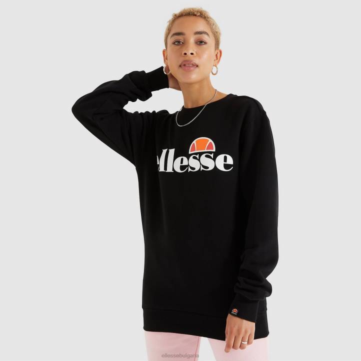 Ellesse Жени суичър агата черен облекло 80BR47