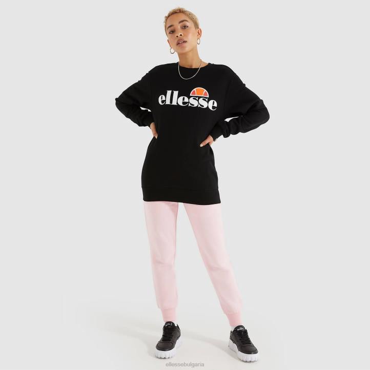 Ellesse Жени суичър агата черен облекло 80BR47