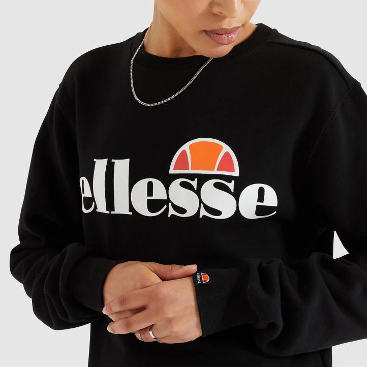 Ellesse Жени суичър агата черен облекло 80BR47