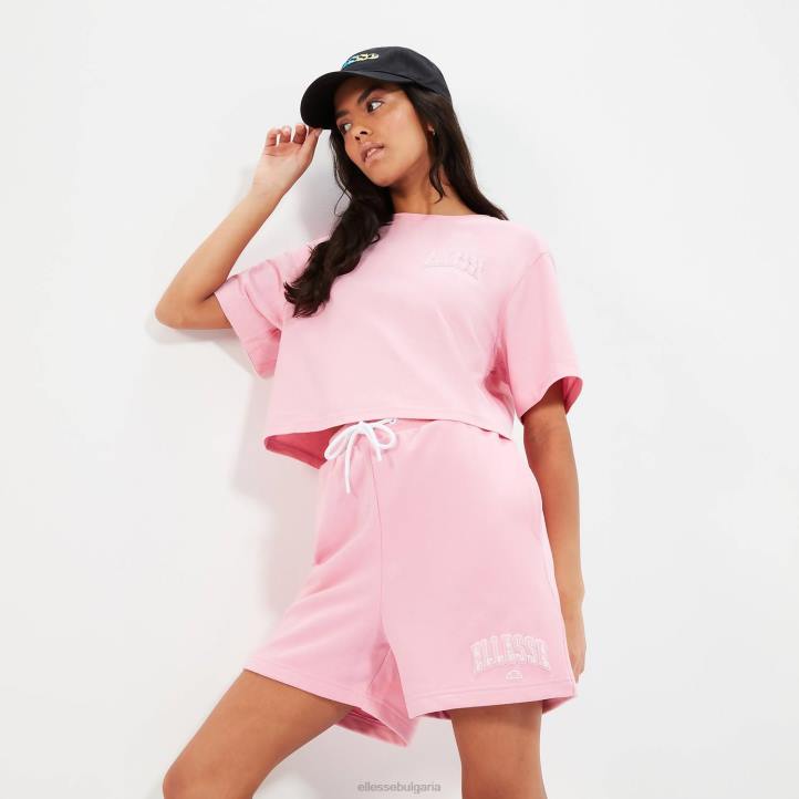 Ellesse Жени изрязан суичър guiditta розово облекло 80BR20