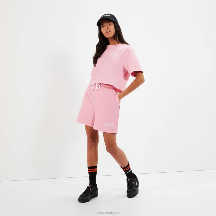 Ellesse Жени изрязан суичър guiditta розово облекло 80BR20