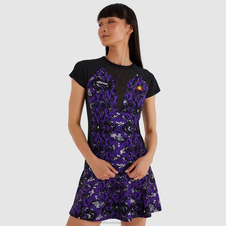 Ellesse Жени тениска с мирцела цял печат облекло 80BR202