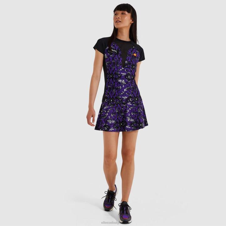 Ellesse Жени тениска с мирцела цял печат облекло 80BR202