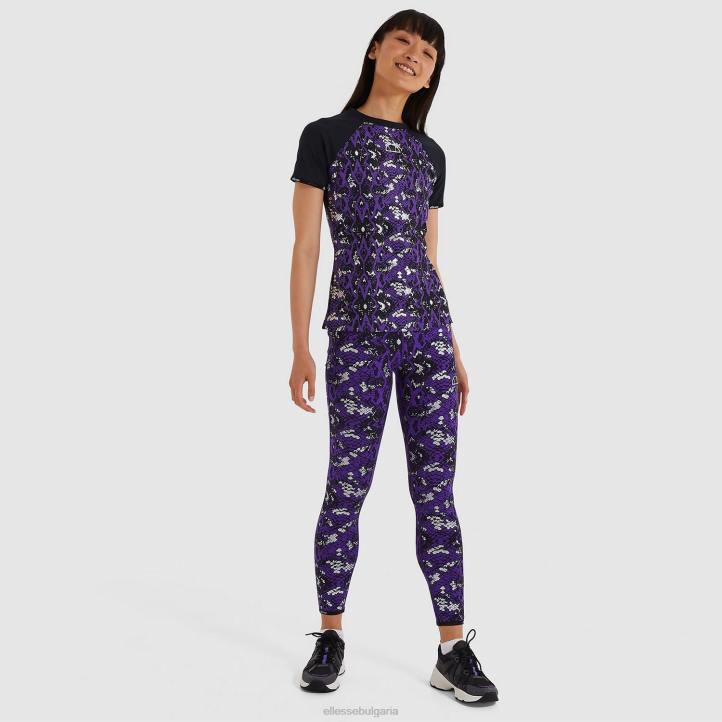 Ellesse Жени Шае тениска цял печат облекло 80BR205