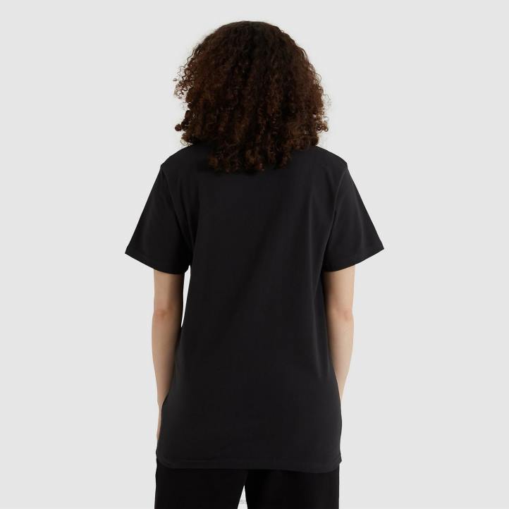 Ellesse Жени лавандула тениска измита черен облекло 80BR218