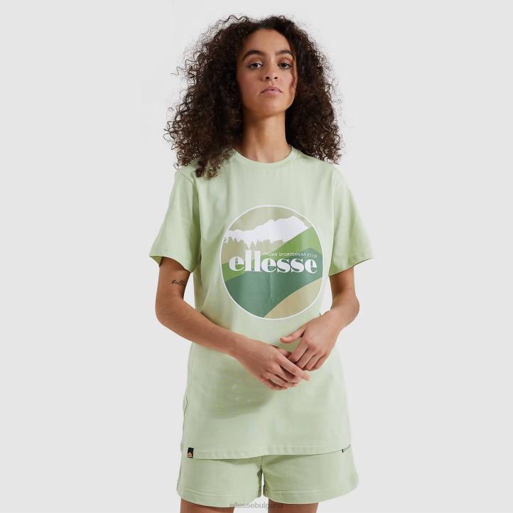 Ellesse Жени тениска шабунда светло зелено облекло 80BR221