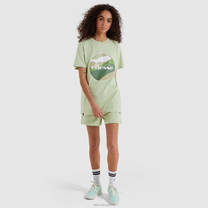 Ellesse Жени тениска шабунда светло зелено облекло 80BR221