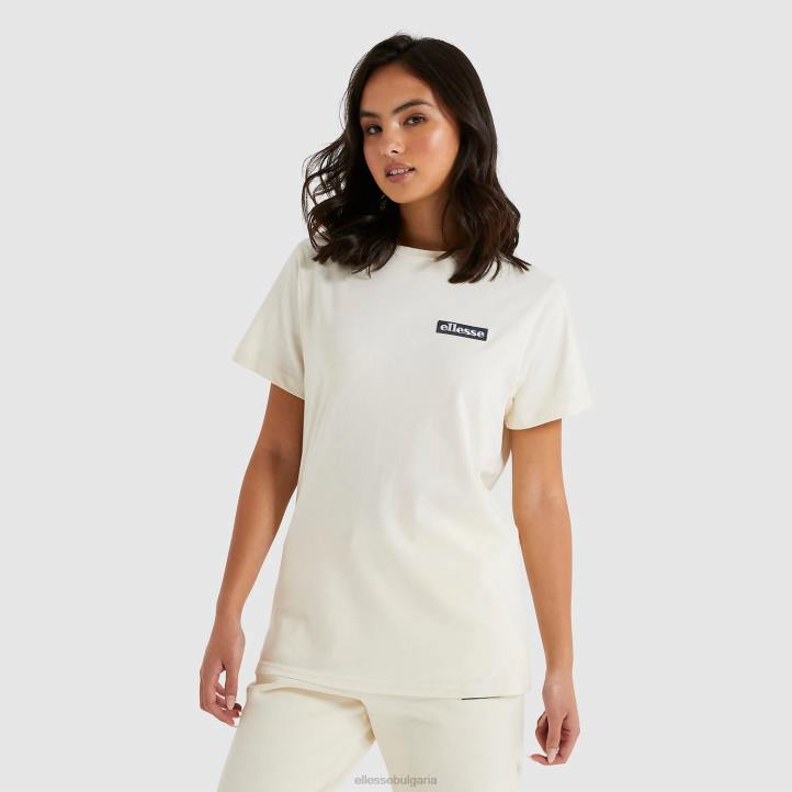 Ellesse Жени тая тениска мръсно бяло облекло 80BR240