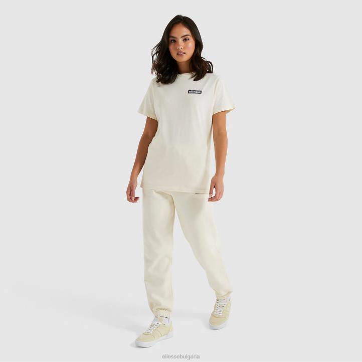 Ellesse Жени тая тениска мръсно бяло облекло 80BR240