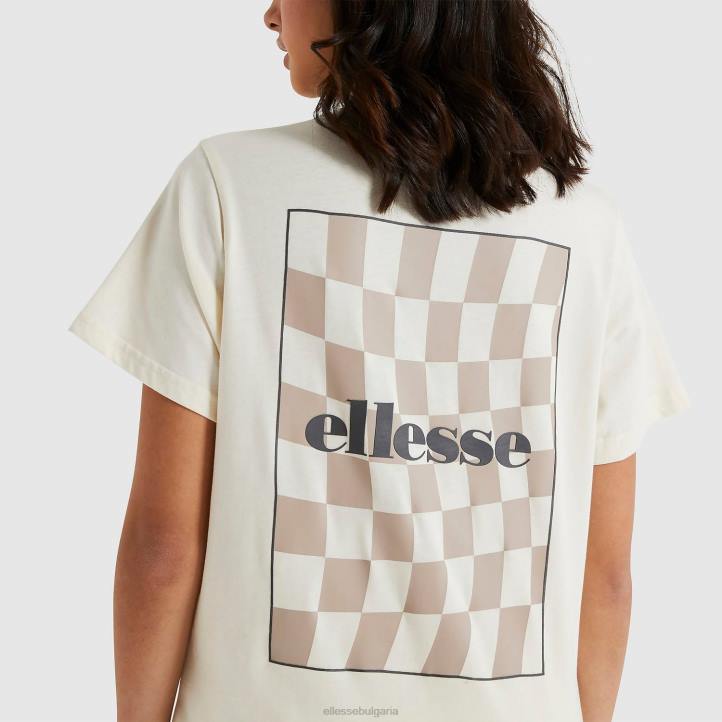 Ellesse Жени тая тениска мръсно бяло облекло 80BR240