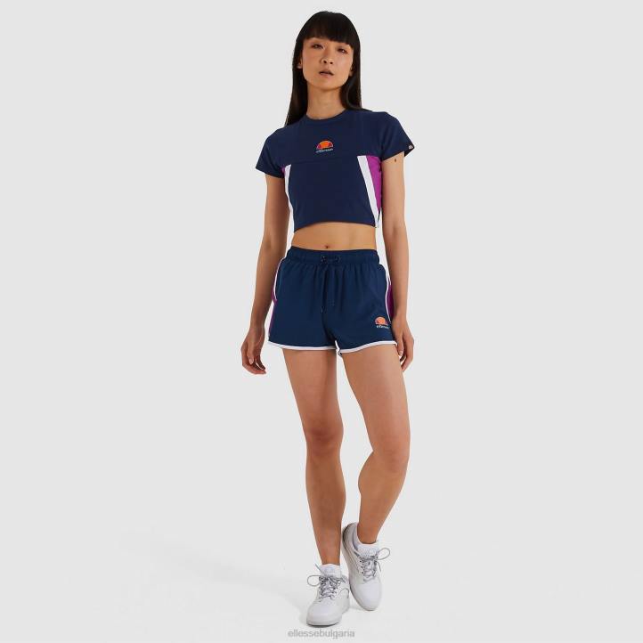 Ellesse Жени тениска Mathia военноморски флот облекло 80BR216