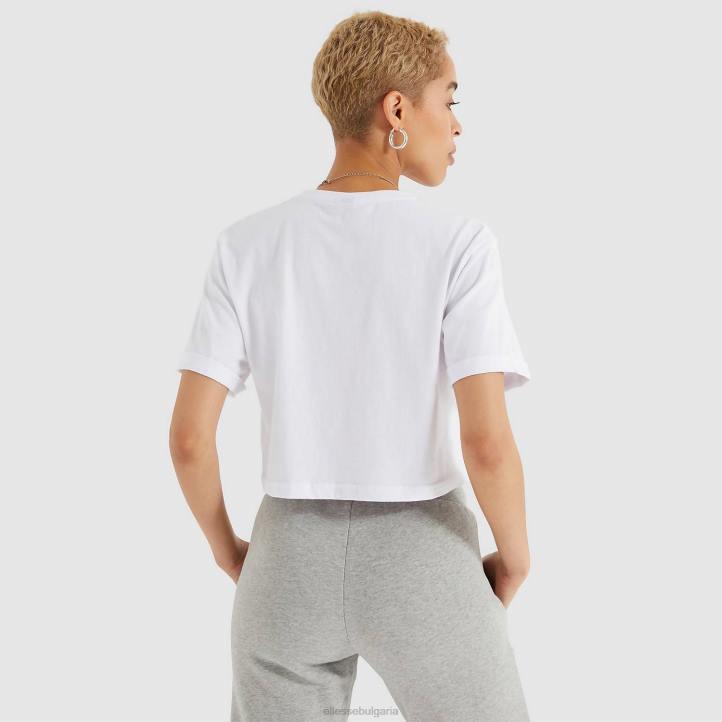 Ellesse Жени изрязана тениска alberta бяло облекло 80BR67
