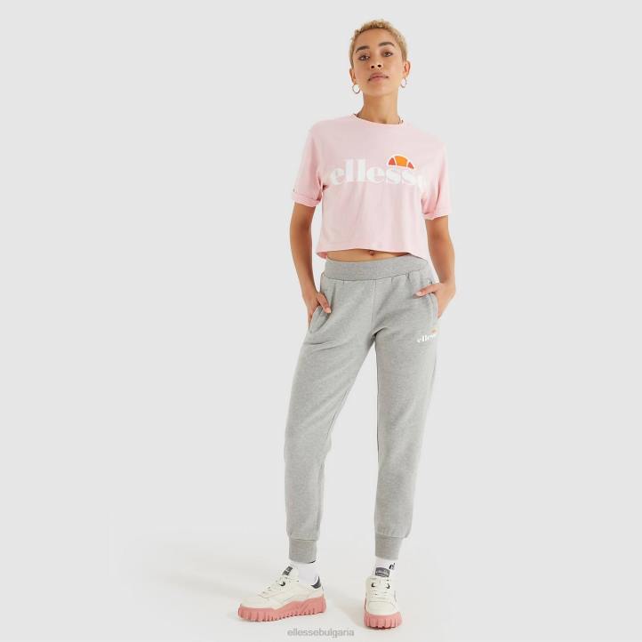 Ellesse Жени изрязана тениска alberta светло розово облекло 80BR70