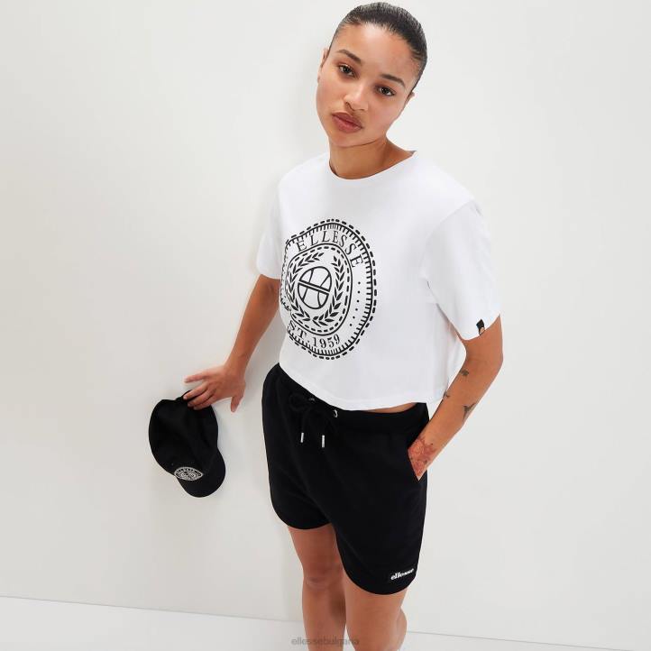 Ellesse Жени кратка тениска carala бяло облекло 80BR94