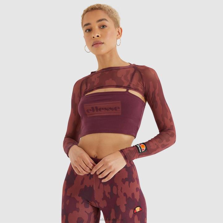 Ellesse Жени тениска darol тъмно лилаво облекло 80BR203